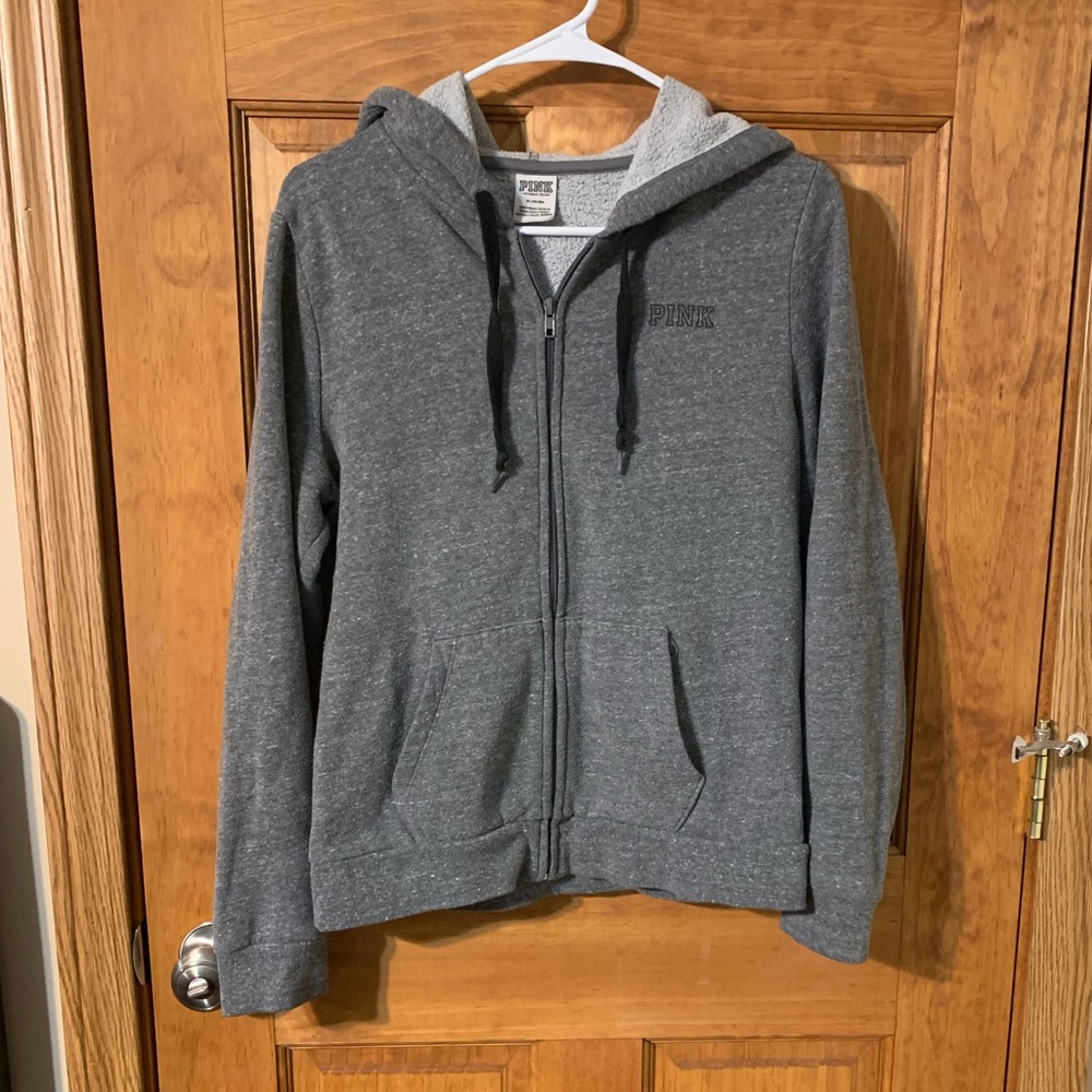 Victoria’s Secret PINK Full Zip logo Hoodie
